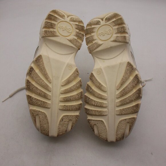 Buffalo London Women’s EU Size39 Classic Platform Mule White Leather Slip On - Picture 7 of 12